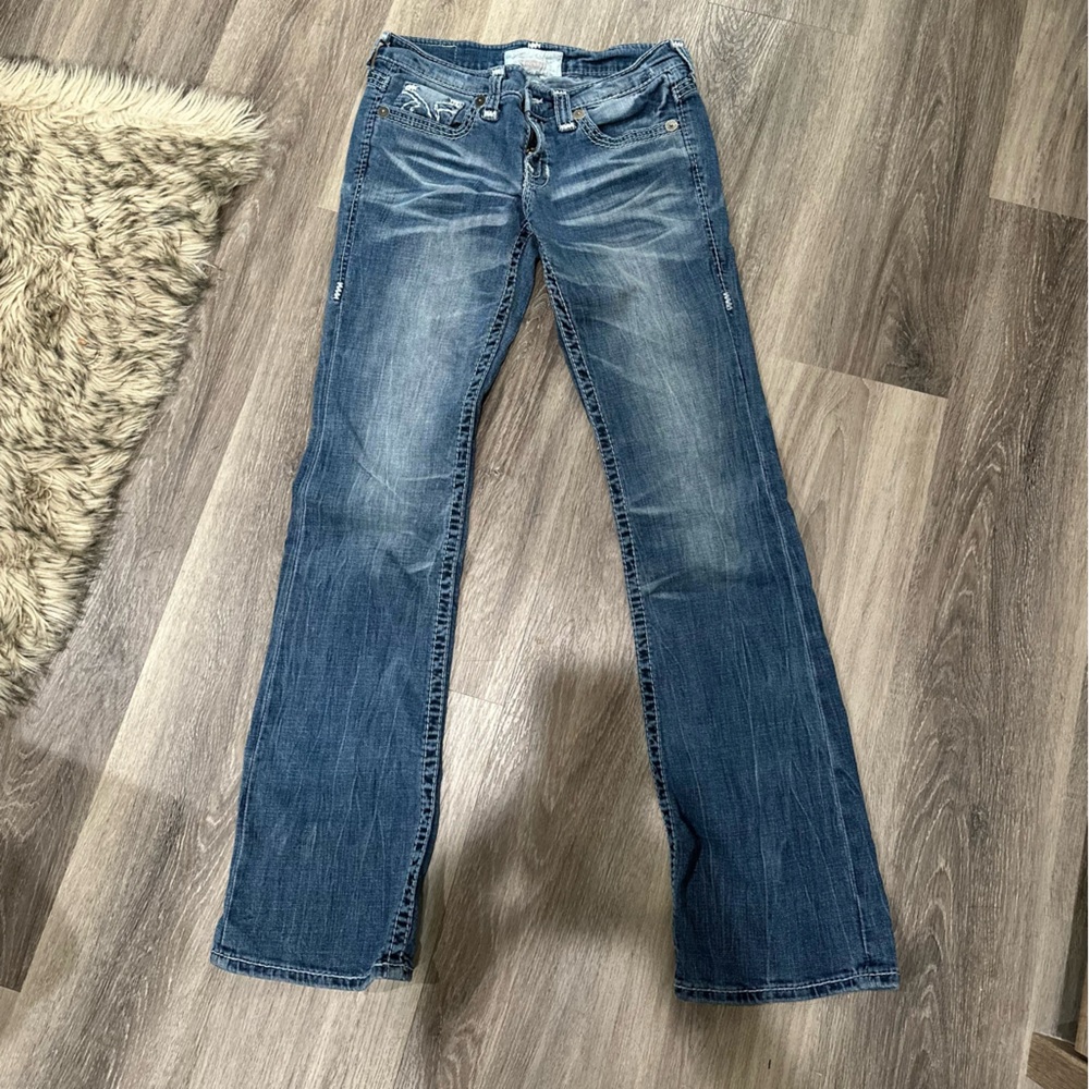 Big Star Women's Boot Cut Jeans in Blue